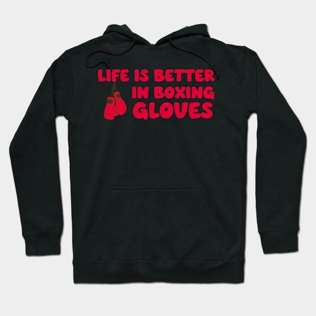 Boxing Dad | Boxing Gloves Hoodie by ZiaZiaShop